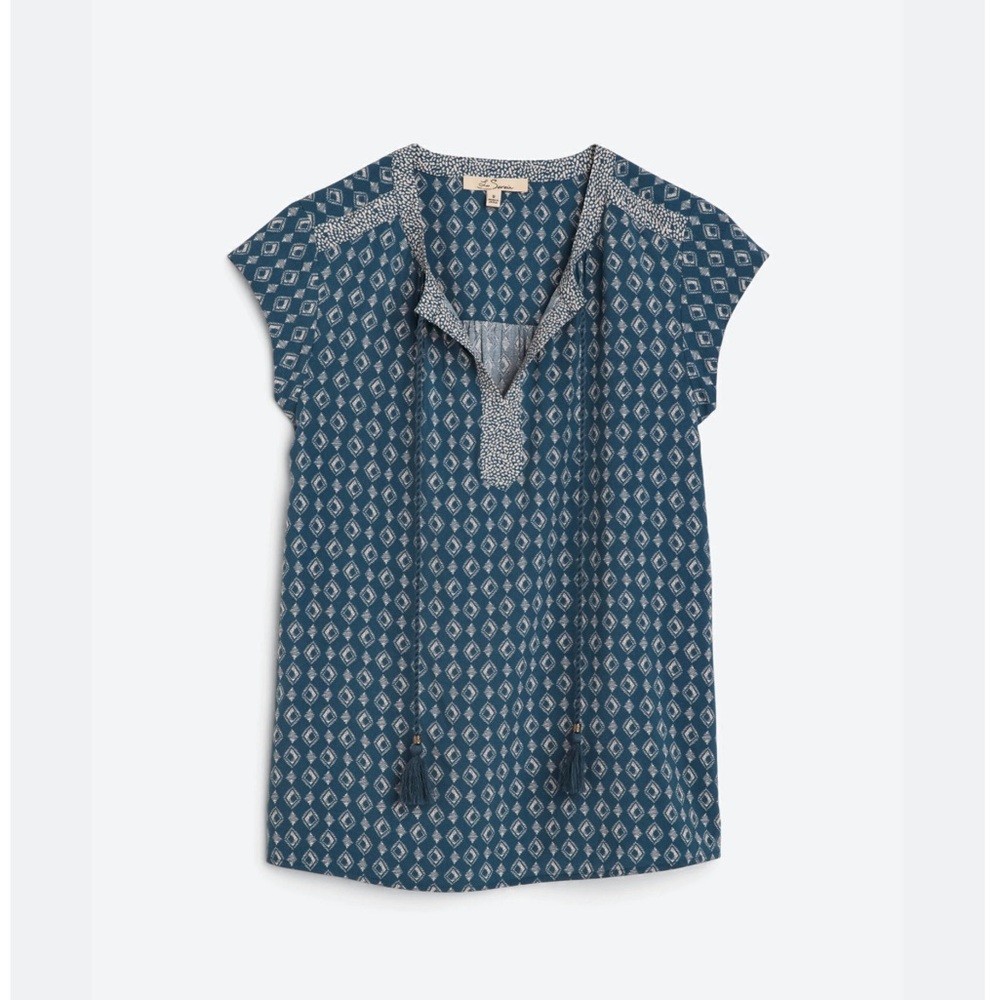 NWT Les Serein Alita Tie Detail Blouse